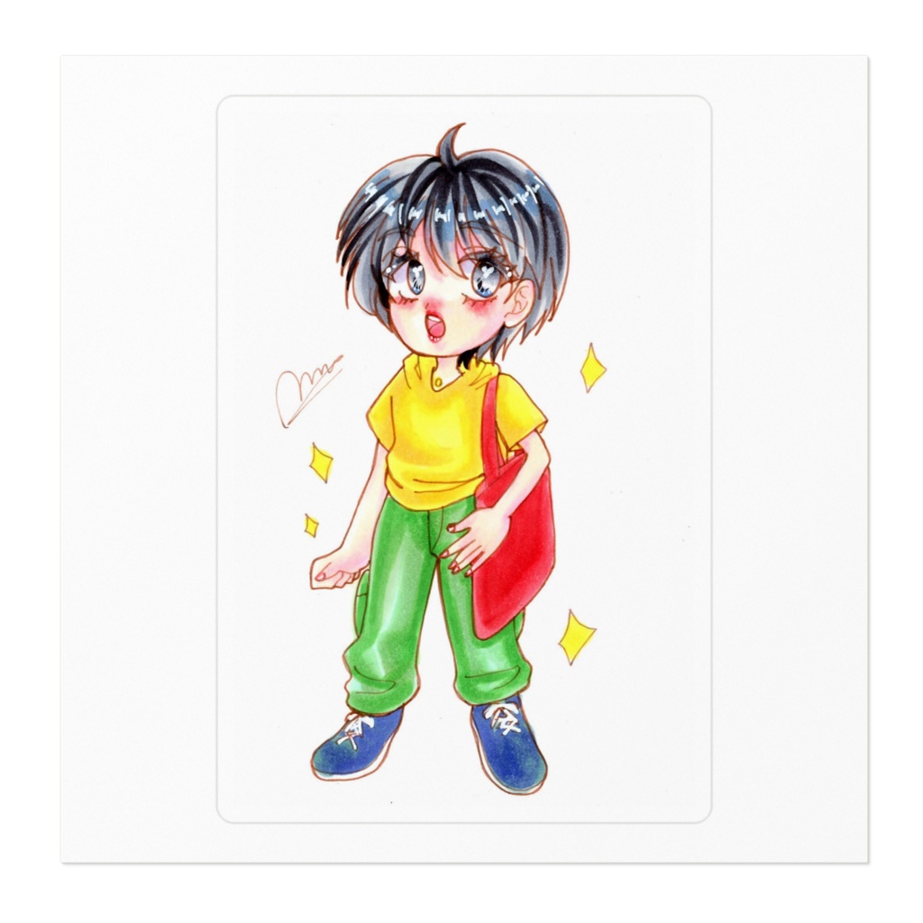 SECHS(ゼックス)1*風見涼ちゃんのステッカー。