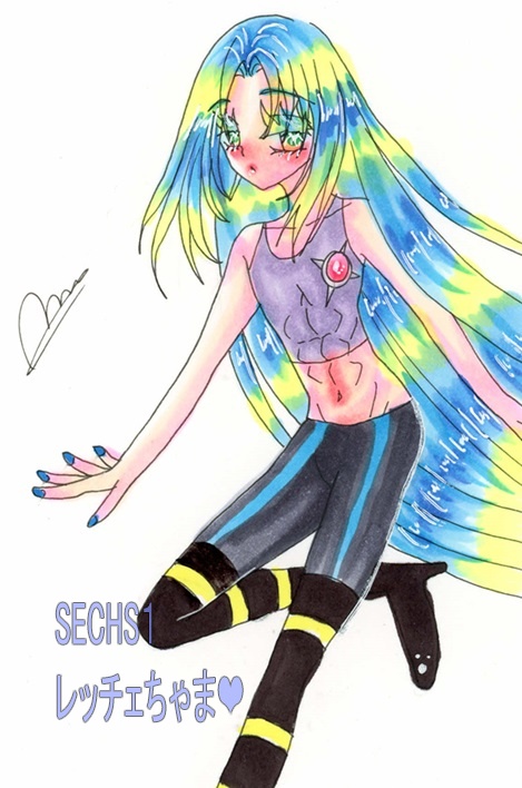 SECHS１*『レッチェのポストカード１枚』(原画)。