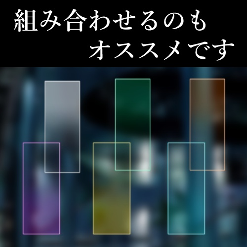 【無料】シンプル枠素材(枠12色×台紙12色)
