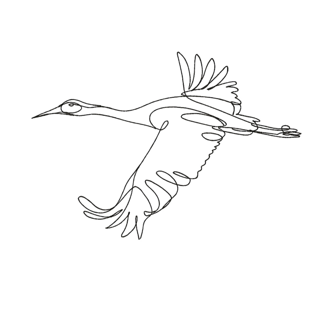 鶴 / Crane Tee