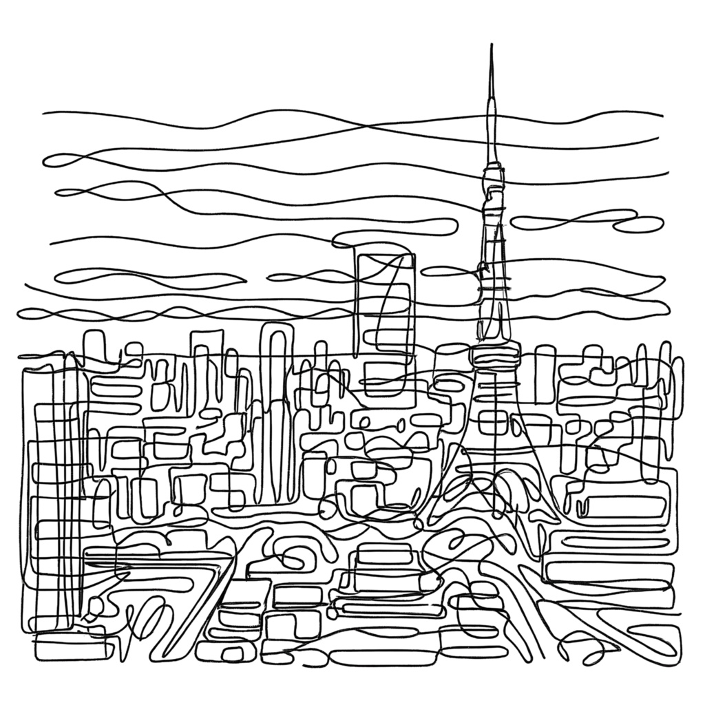 東京タワー-Tokyo Tower Tee