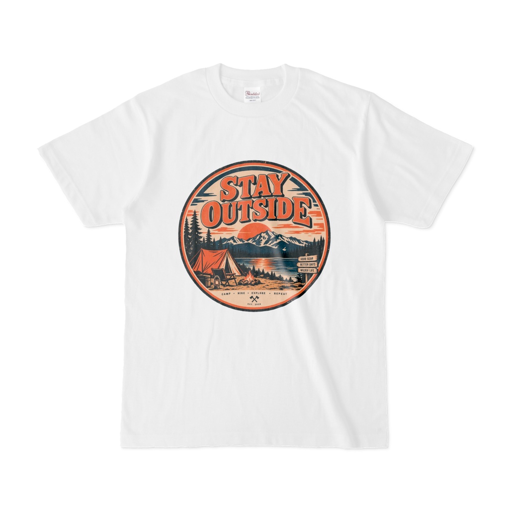STAY OUTSIDE｜Retro Camp T-Shirt