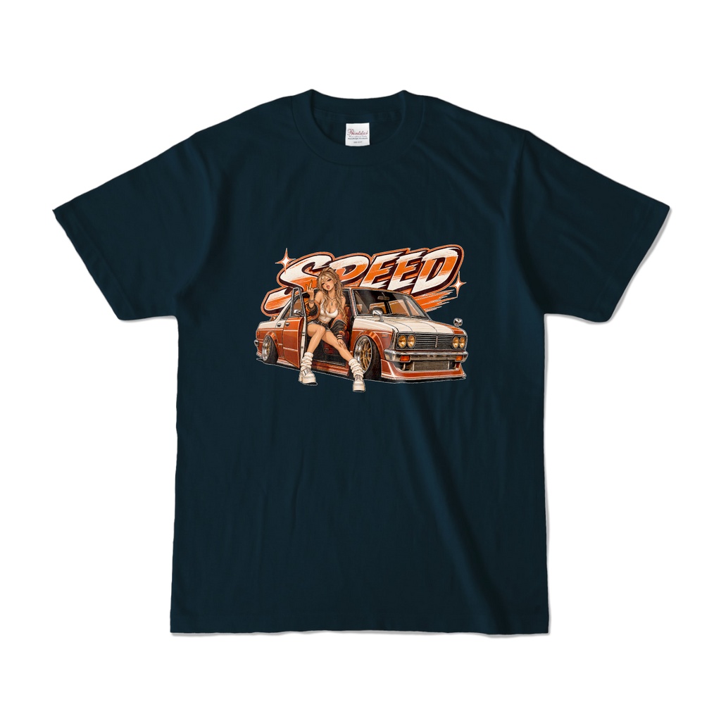 SPEED GIRL｜レトロシャコタンセダン Tシャツ