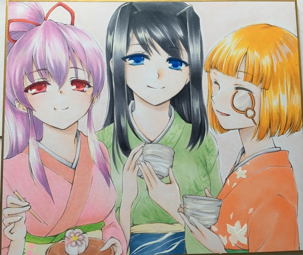 イラスト色紙(リクエスト)