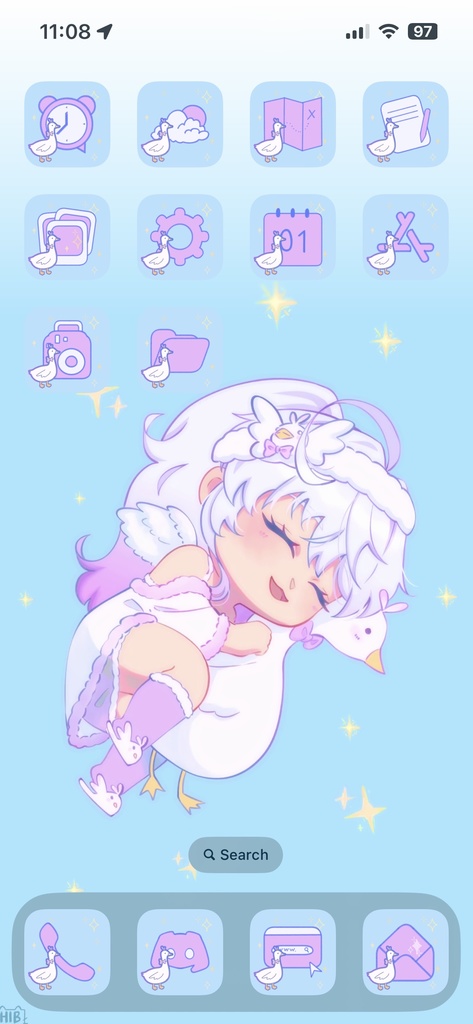 Elia Stellaria Phone Wallpaper and Icon Set!