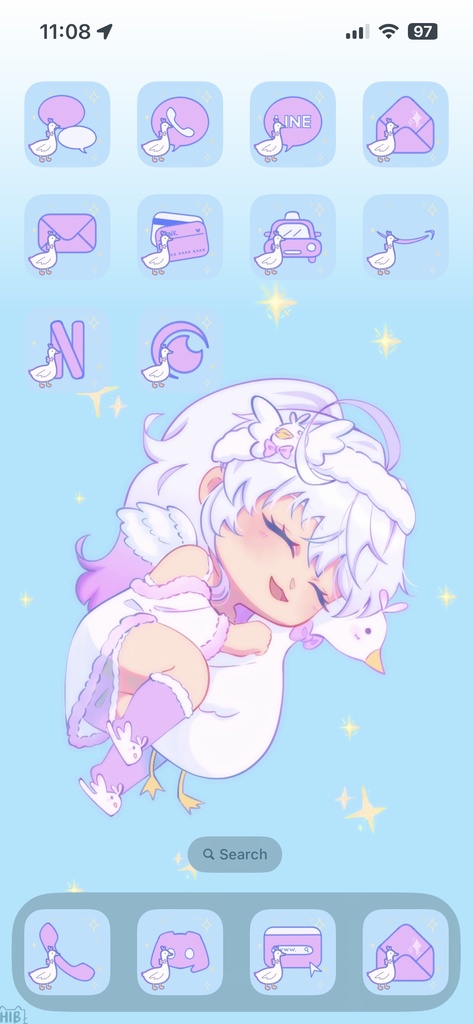 Elia Stellaria Phone Wallpaper and Icon Set!