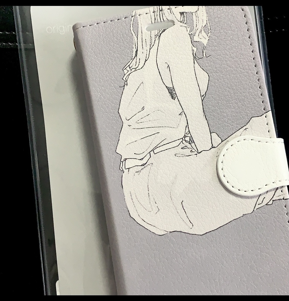 girl-A【手帳型iPhoneケース】