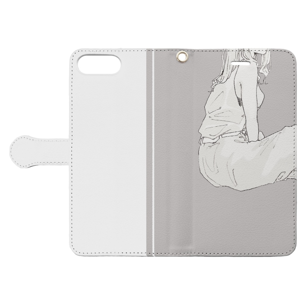 girl-A【手帳型iPhoneケース】