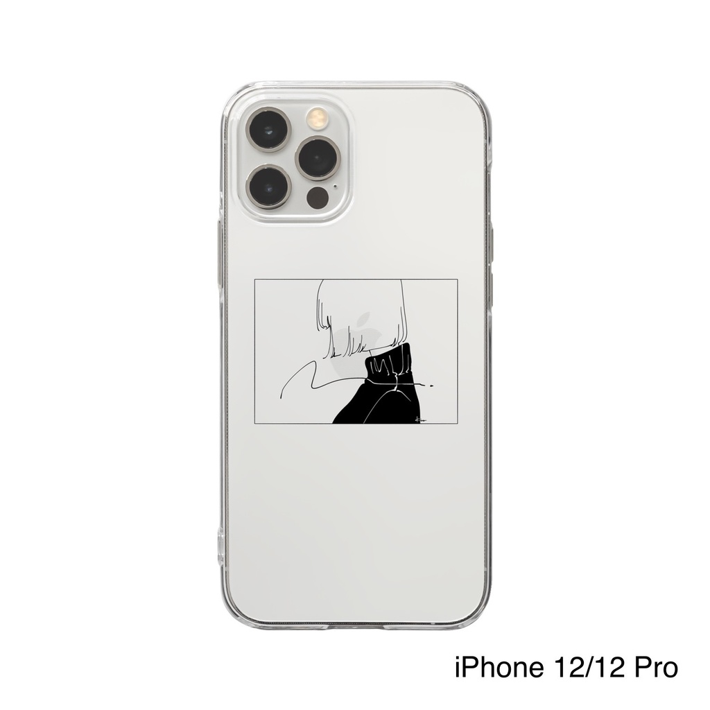 girl-B【ソフトクリアケース】iPhone/Android