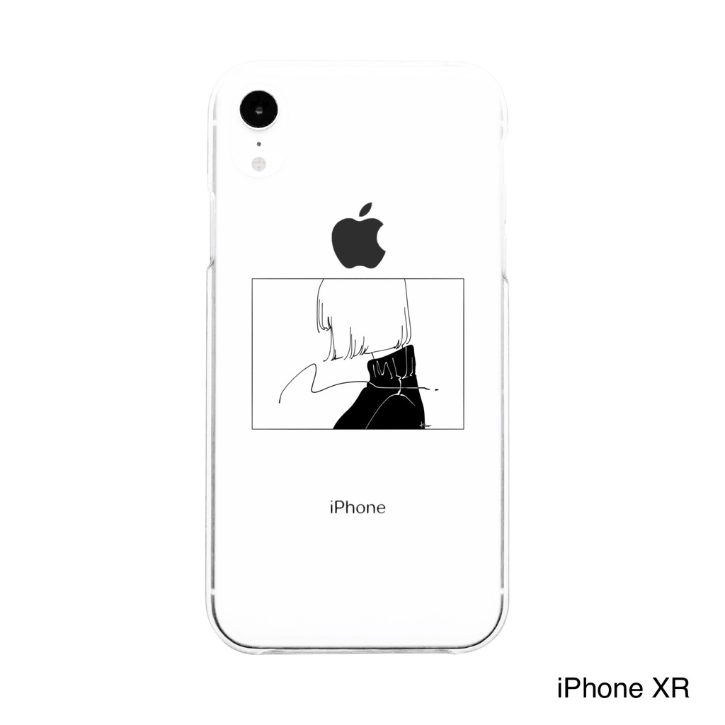 girl-B【ソフトクリアケース】iPhone/Android