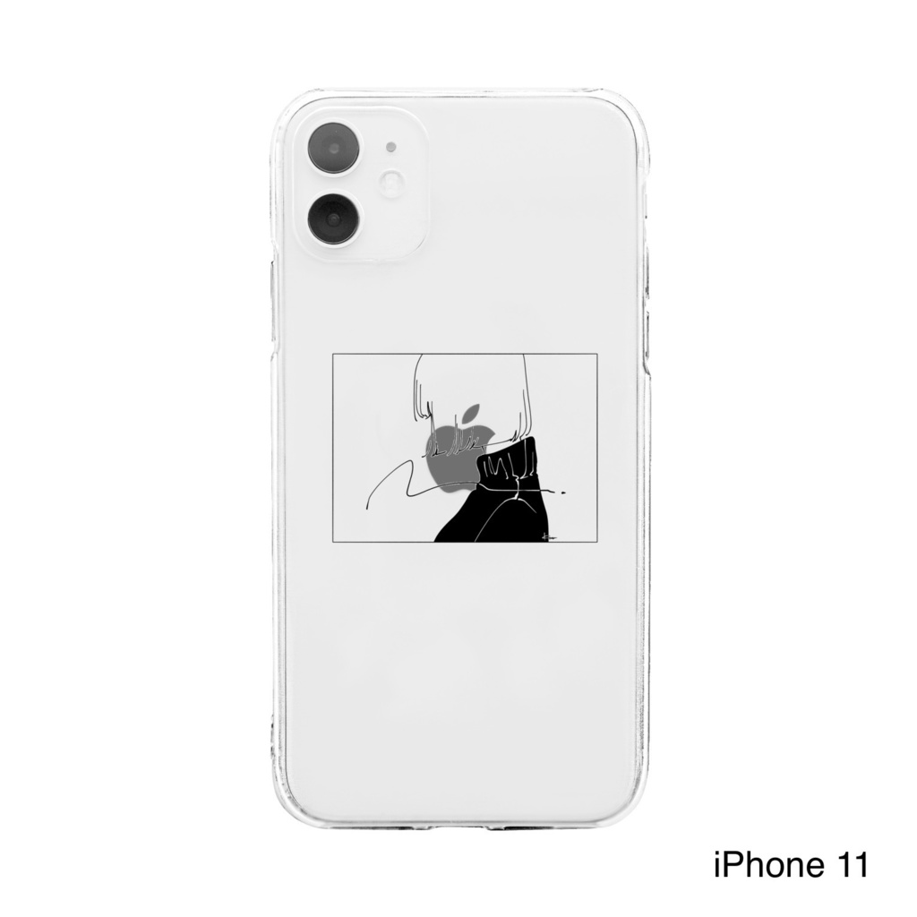 girl-B【ソフトクリアケース】iPhone/Android