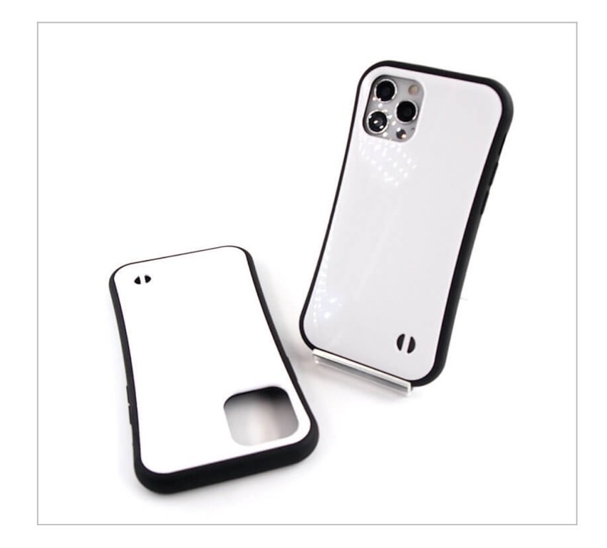 girl-B 【グリップケース(iPhone)】(白/黒)