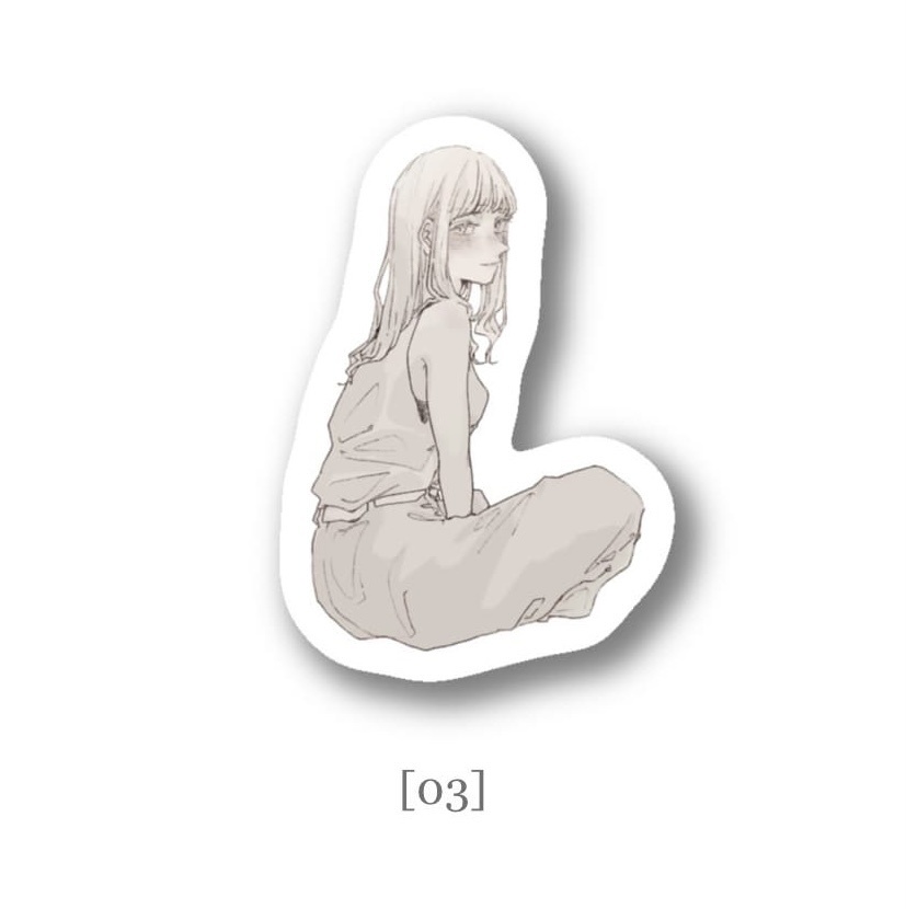 drawingAEF【ステッカー(3種)】