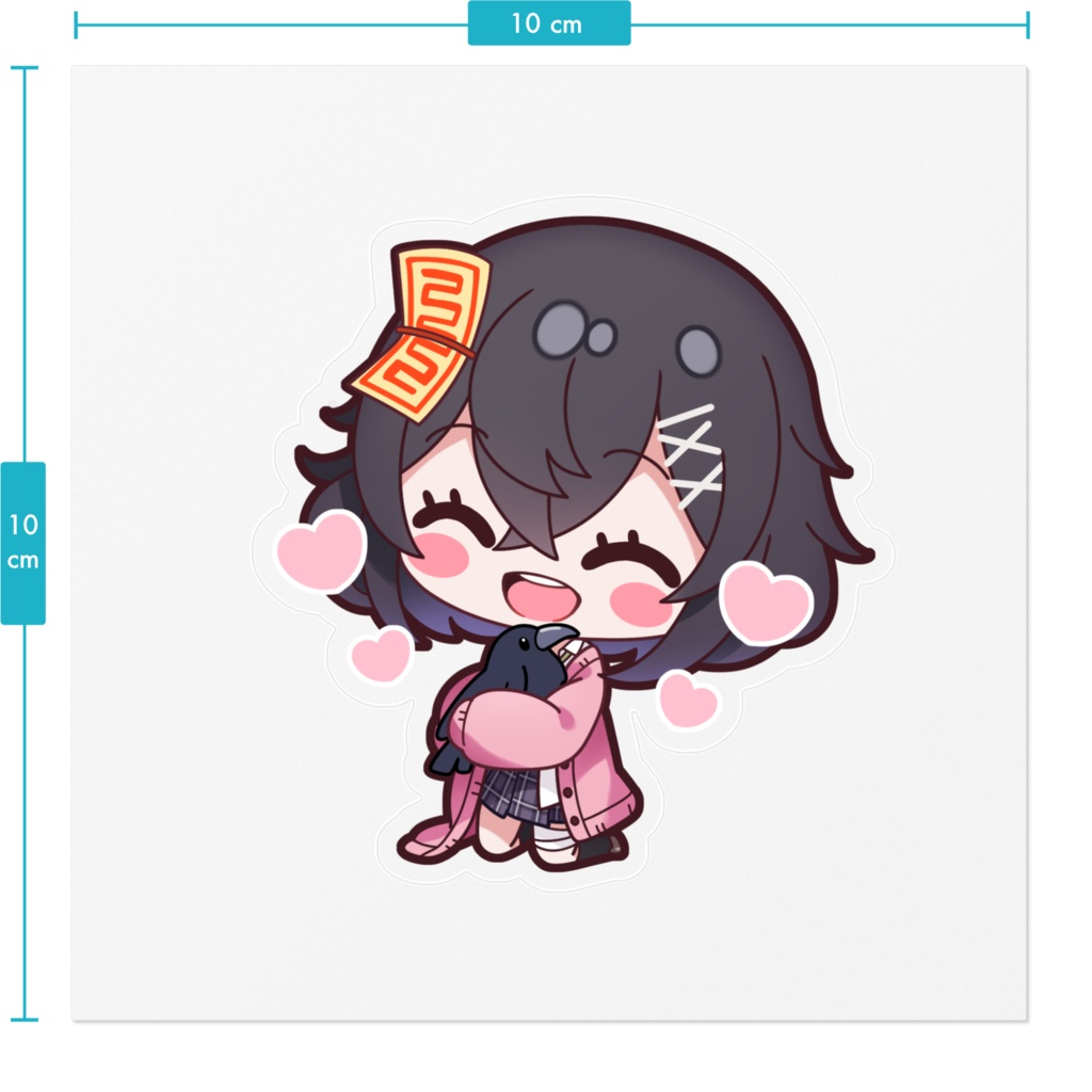 SD / SCHOOL LOOK IRIYA・ステッカー - 100 x 100 (mm)