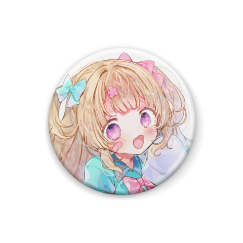 缶バッジ（風花りん）【あおりんエイプリールフール】