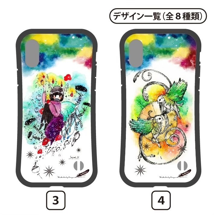 <iPhone全機種対応>グリップスマホカバー