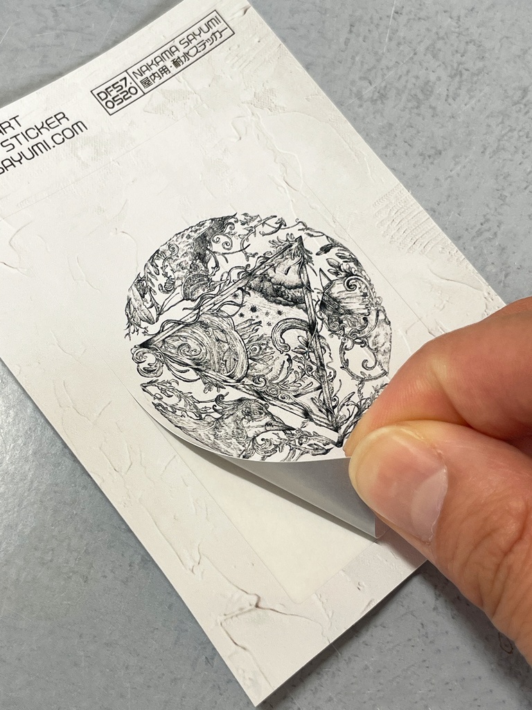 カードステッカー全6種類(耐水・貼り直し可)