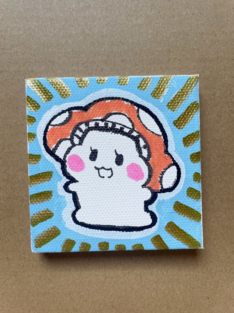 ＜１点もの＞きのころいどさんミニキャンバス