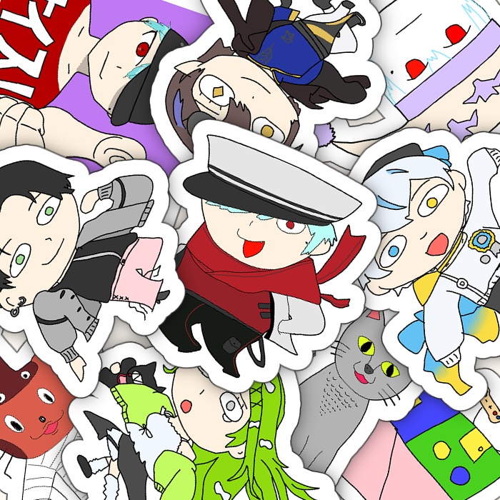 Sc@r作ハーフカットシール