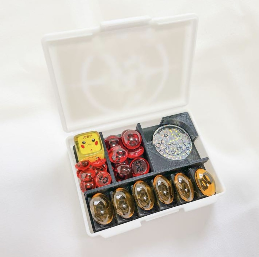 悪デッキにオススメ!ポケカダメカンケース専用仕切り