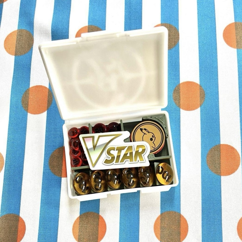 モスグリーン ポケモンカード ダメカンケース 仕切り