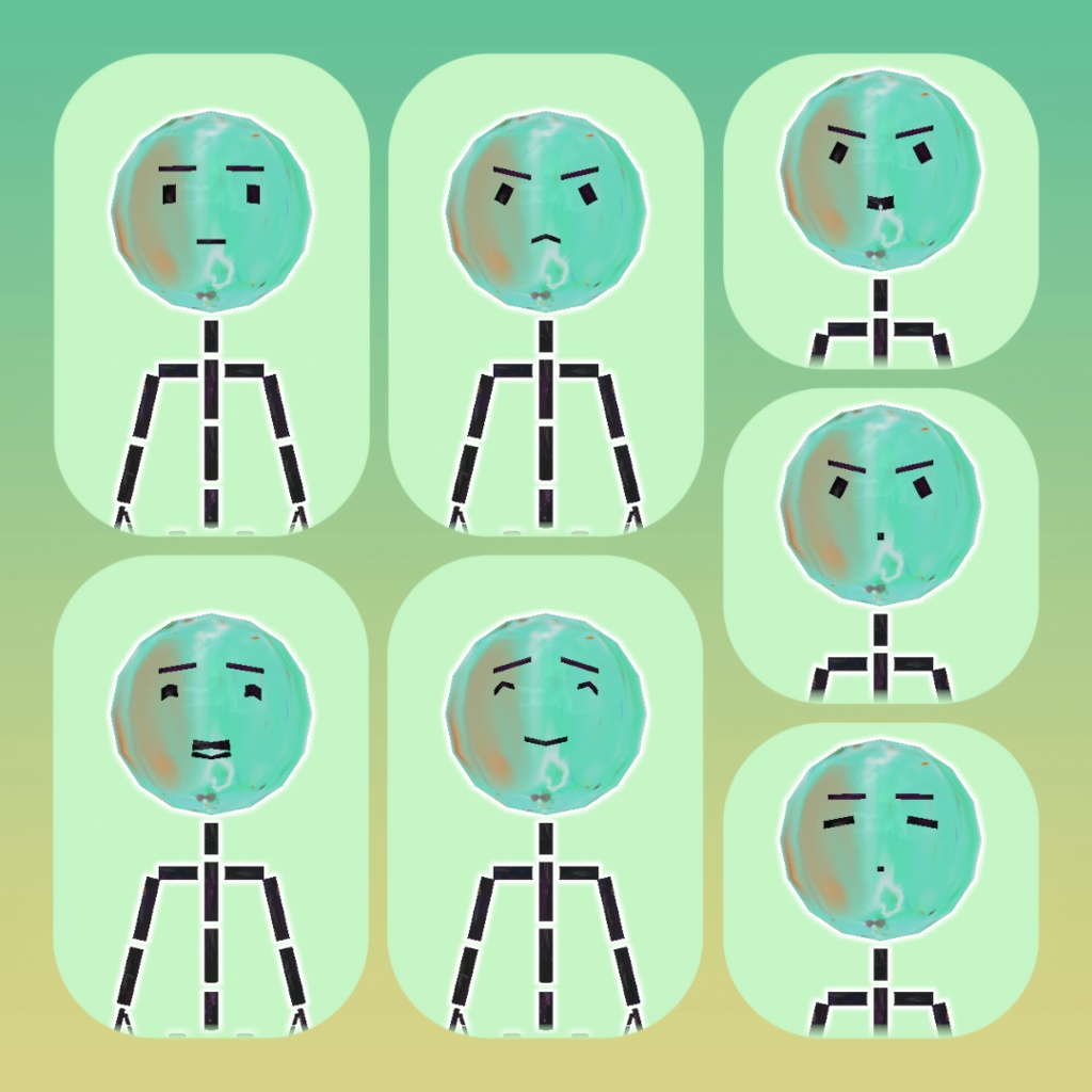 惑星棒人間アバター MOMOMO