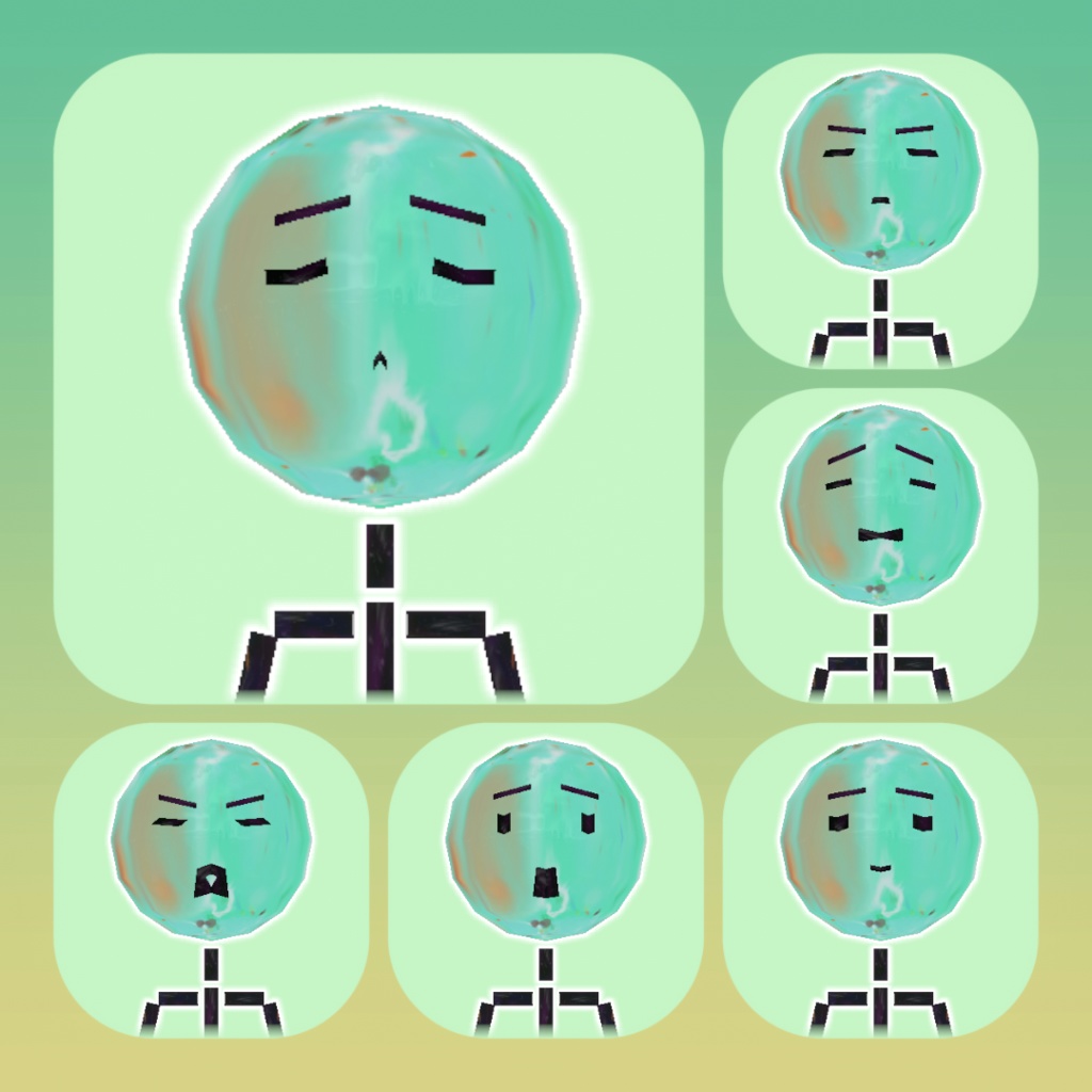 惑星棒人間アバター MOMOMO