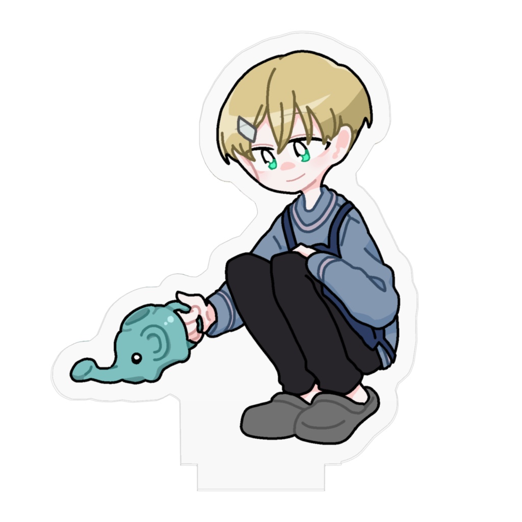 【いただきます、ごちそうさま】水やりヒューイ