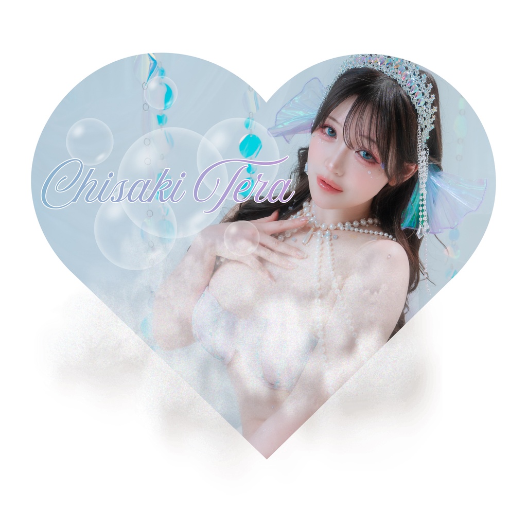 ハート型アクスタキーホルダー