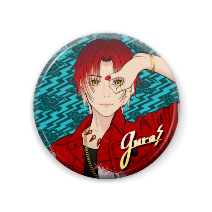 【定番】gポーズgura!《缶バッチ》