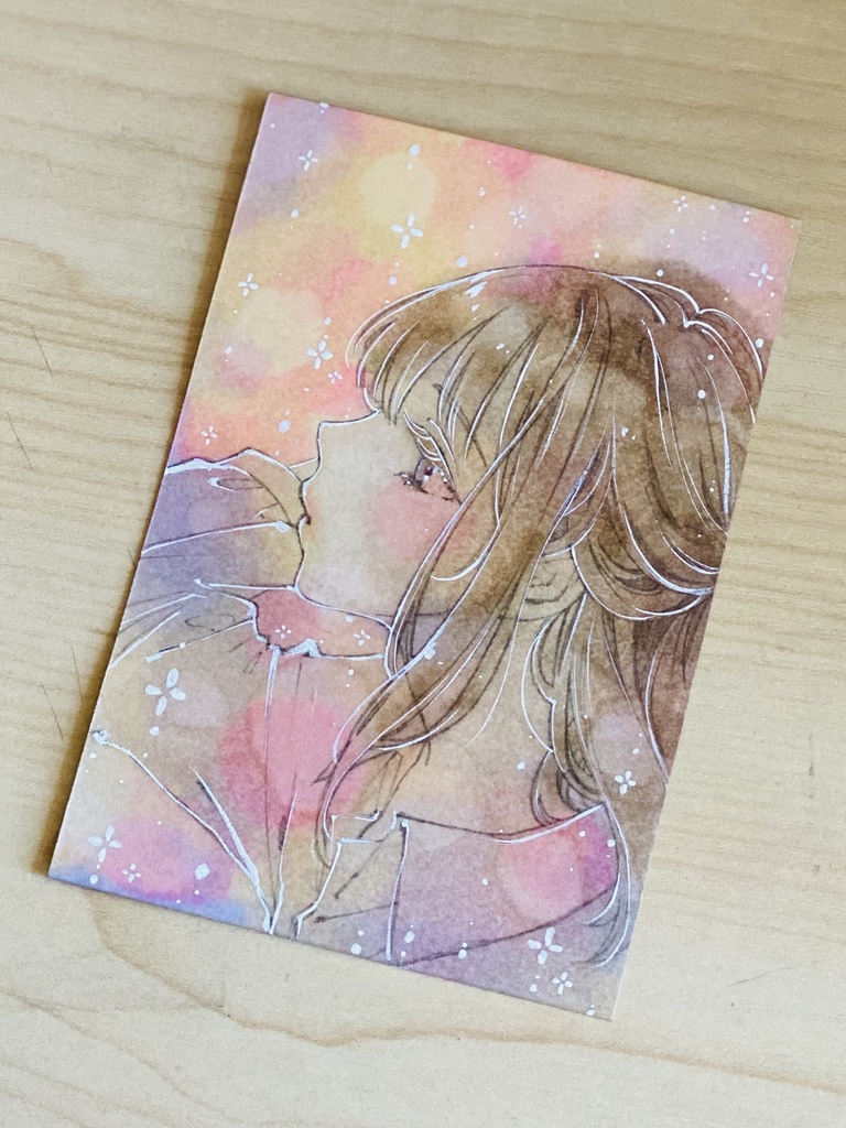 ミニ原画◆溜息