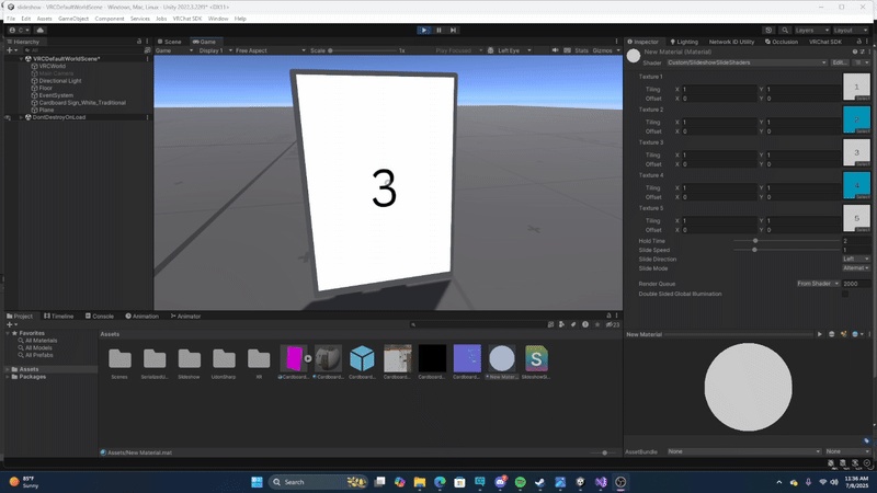 Slide Show Shader