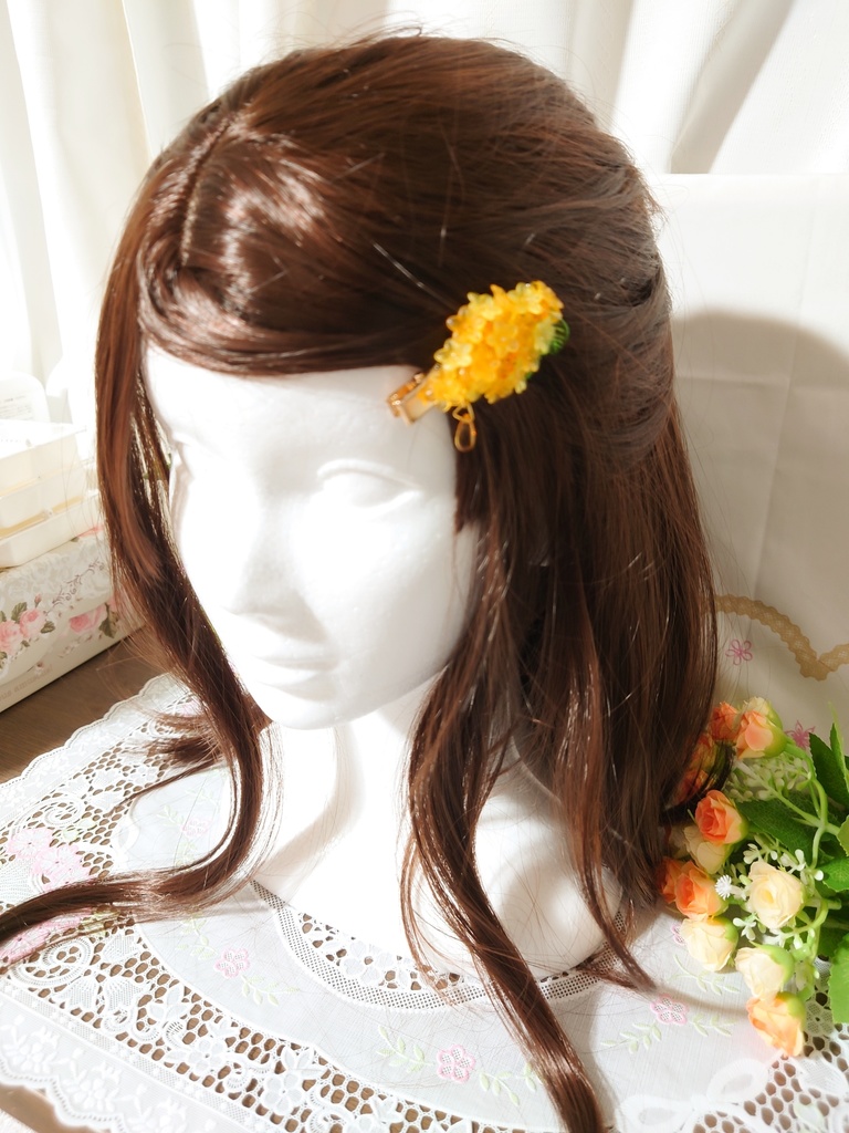 フラワリーヘアクリップシリーズ