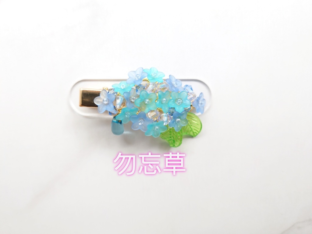 フラワリーヘアクリップシリーズ