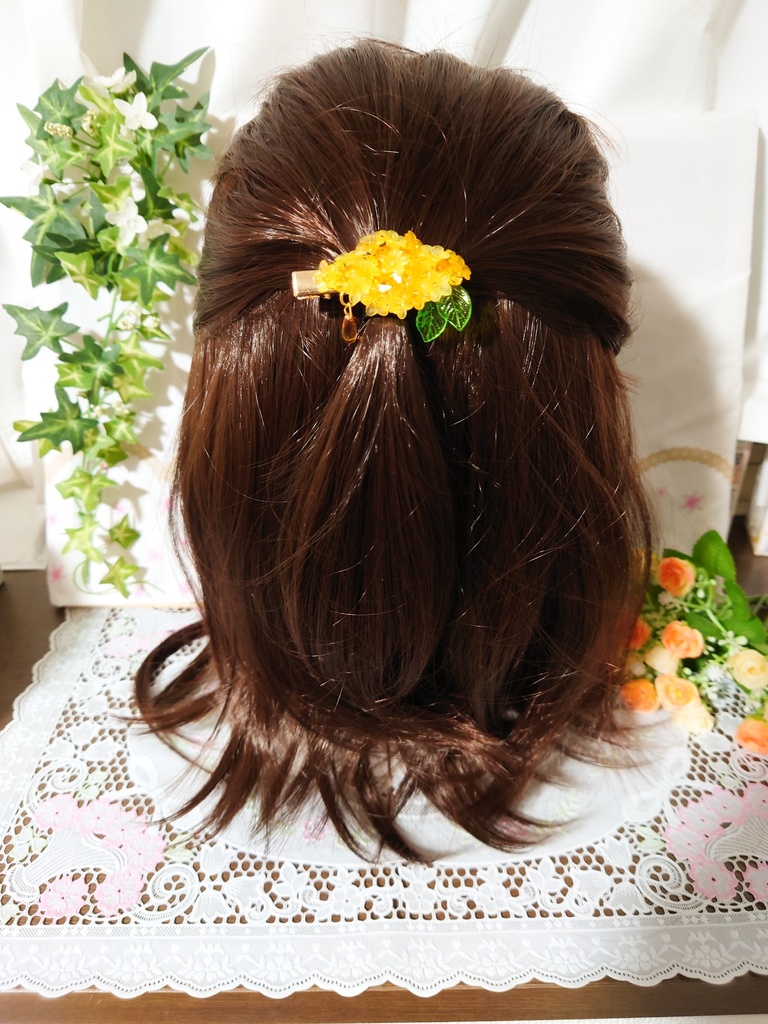 フラワリーヘアクリップシリーズ