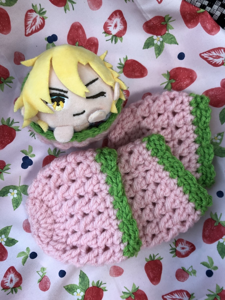 🍓ディビジョン(3個)セット 🍓🍓苺着ぐるみ【薄ピンク】