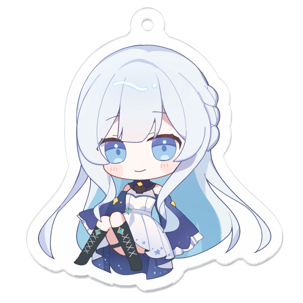星波りん アクリルキーホルダー 50×50(mm)