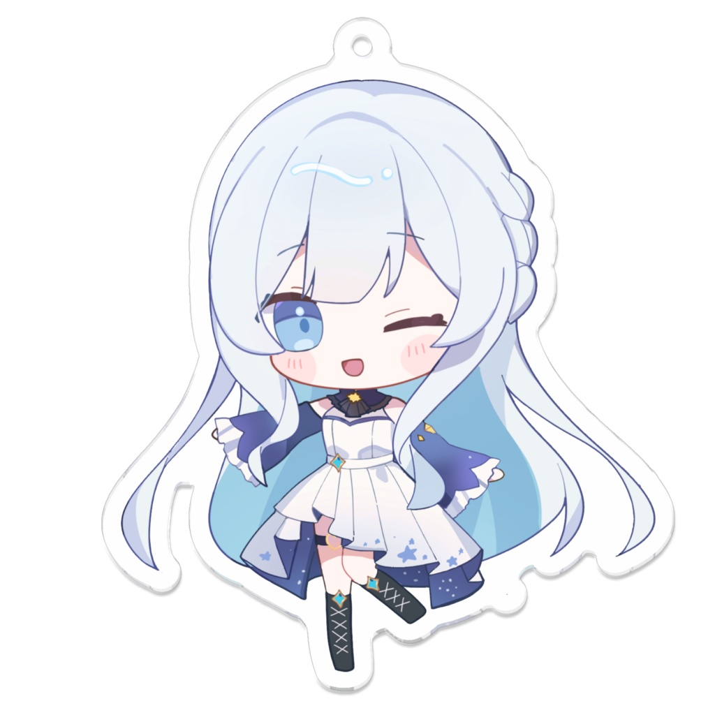 星波りん アクリルキーホルダー 70×70(mm)
