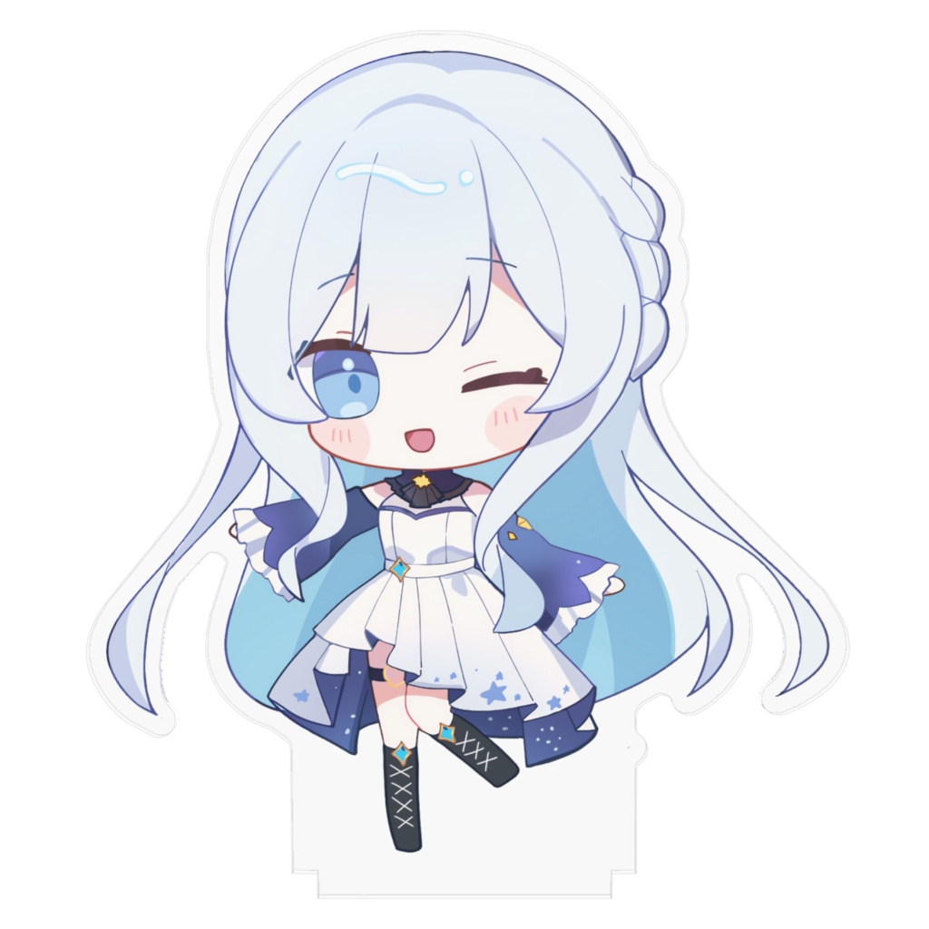 星波りん アクリルフィギュア 100×100(mm)