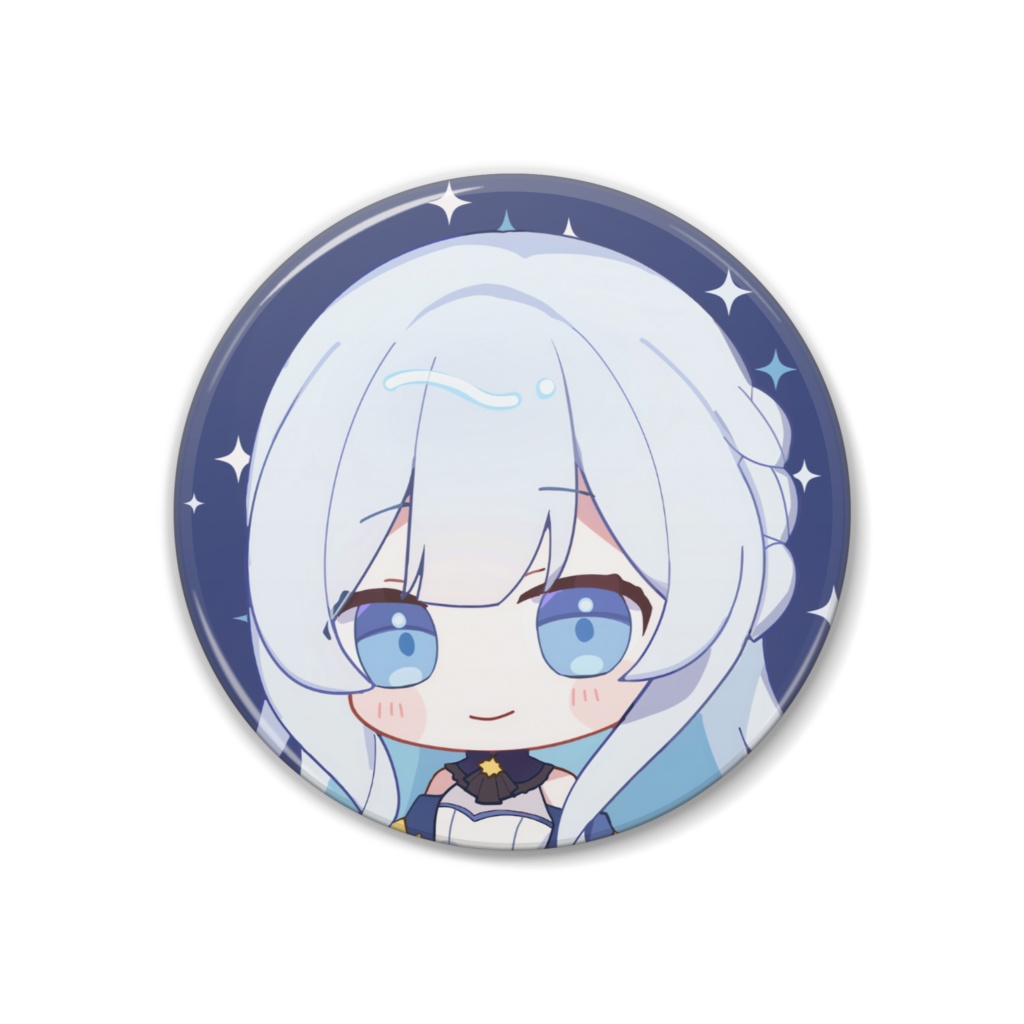 星波りん 缶バッチ 38mm