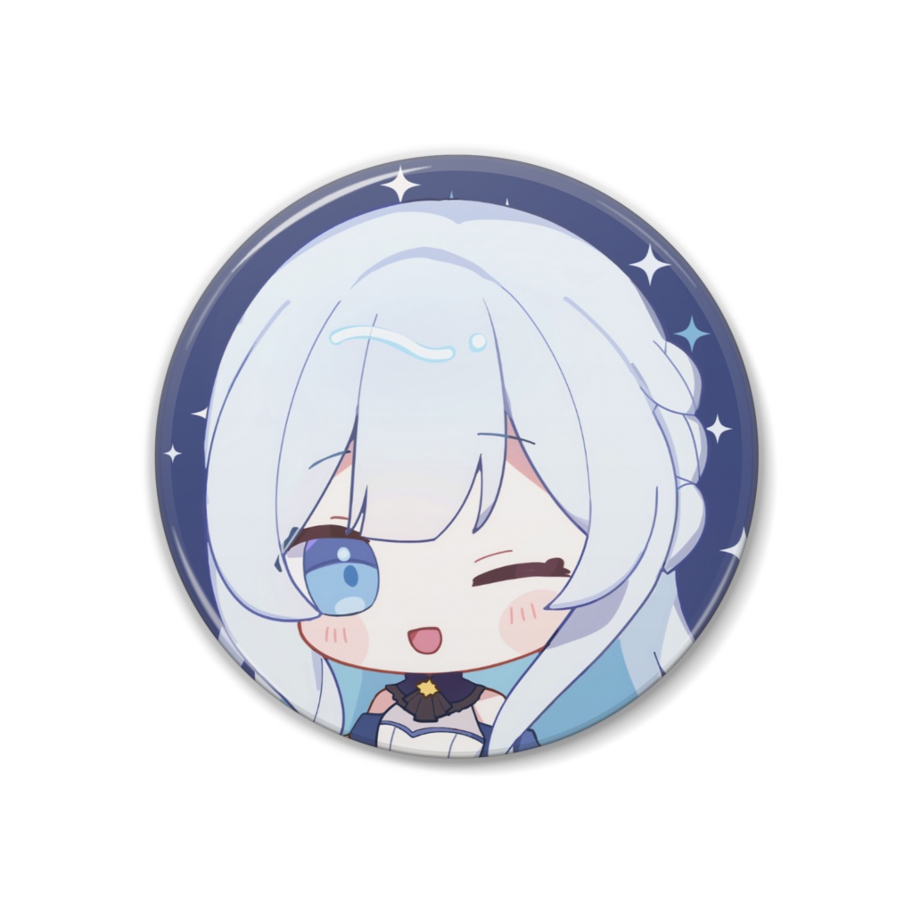 星波りん 缶バッチ 38mm