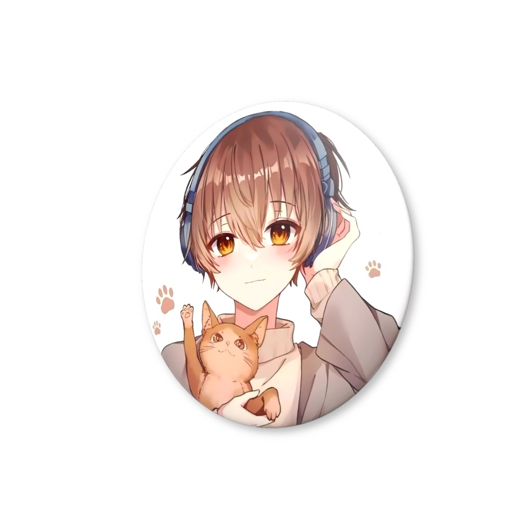 むぎくん 缶バッチ