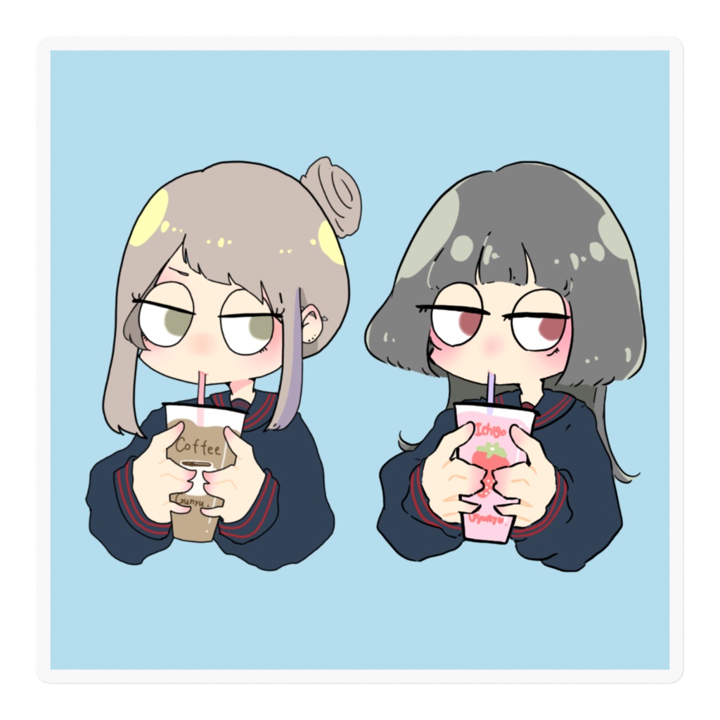 mmsk.のみものステッカー