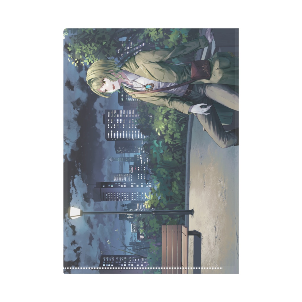逆木 碌オリジナルクリアファイル(昼,夜)