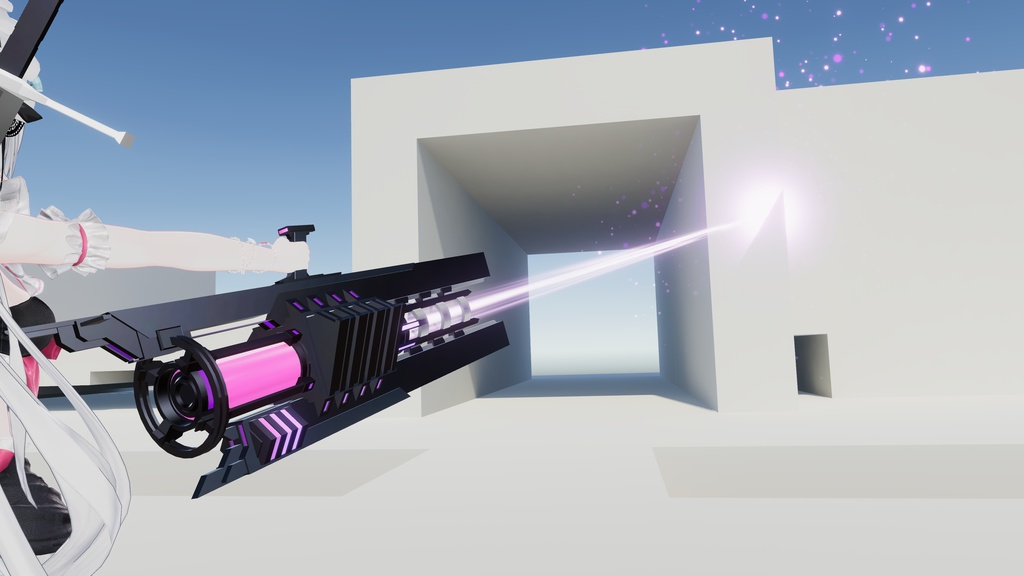 【MA対応・VRChat想定】LASER CONNON V0.1