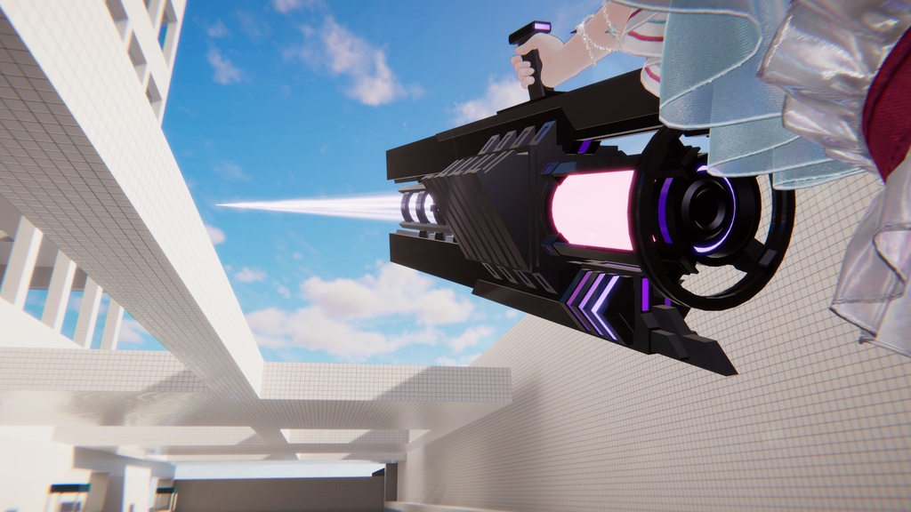 【MA対応・VRChat想定】LASER CONNON V0.1