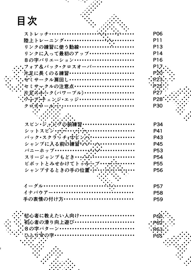 フィギュアスケート覚書3 中上級編1