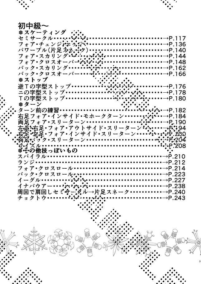 フィギュアスケート覚書まとめ