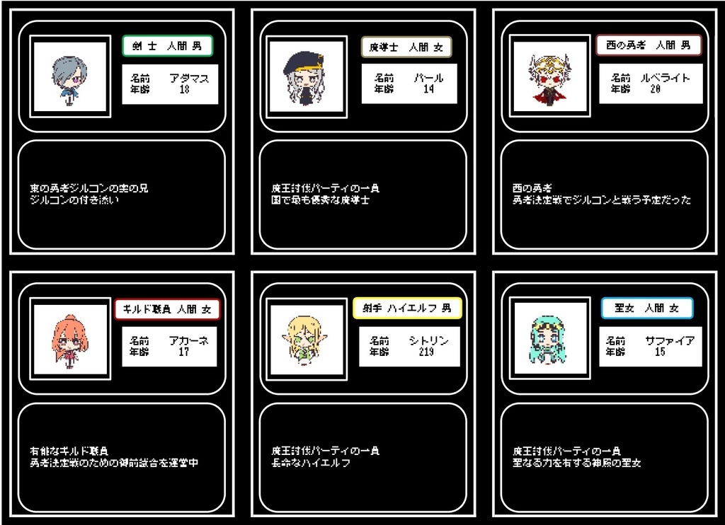 マーダーミステリーシナリオ 『東の勇者が死んだ』