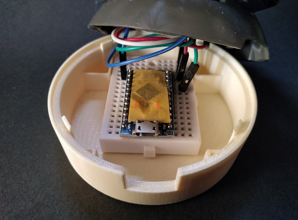 EXCEED MODEL Series ザクヘッド用台座 データ & LED PWM control sketch セット